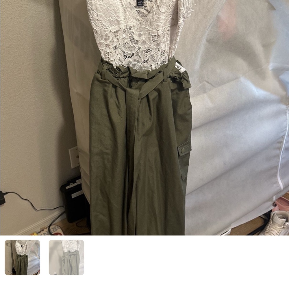 Olive Green Women's Pants